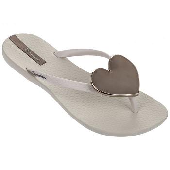 Ipanema Flip Flops Women Maxi Heart Beige 305982BJL Ireland